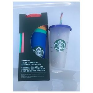 🌈🔥 Starbucks color changing cups bundle